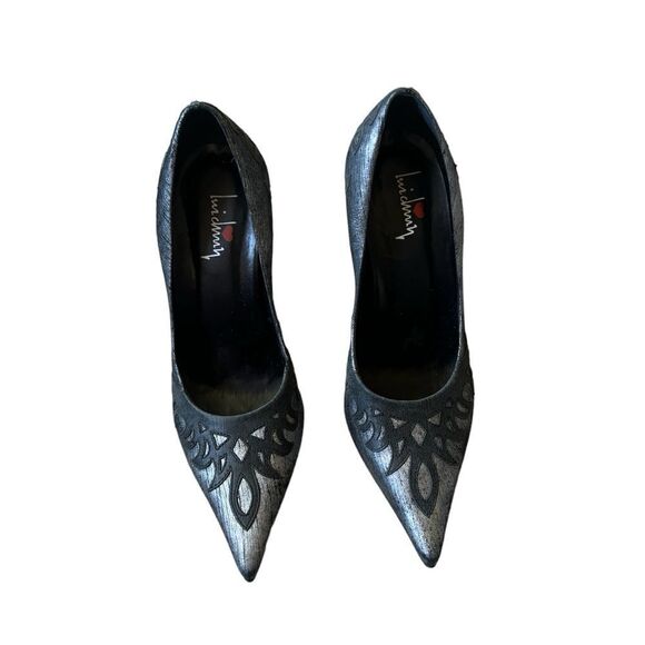 Luichiny #1557 heel Silver/Black Size 7 - Picture 1 of 3